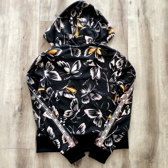 Adidas x Farm Rio, Hooded Track Jacket, Butterfly Print, Size XS, Good Condition - Picture 10 of 16